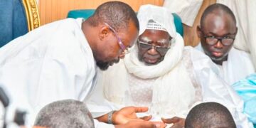 Grand Magal de Touba : Ousmane SONKO reçu par Serigne Mountakha MBACKÉ