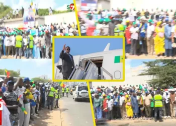 Retour de Macky après 2 ans d’absence, Une foule gigantesque à l’aéroport LSS (Vidéo)