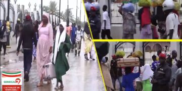 Grand Magal : Sous la pluie, les Talibés rejoignent en masse la ville sainte de Touba