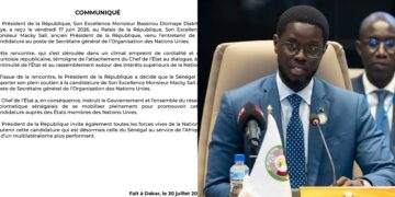 URGENT : Sg de l’ONU : Diomaye officialise son « plein soutien » à la candidature de Macky Sall