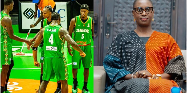 « La Nation est fière de vous ! » : Djirèye Clotilde COLY encense les Lions du Basket après leur parcours sans faute