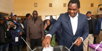 Zambie: le président sortant Hichilema réélu avec 60% des voix, selon la commission électorale