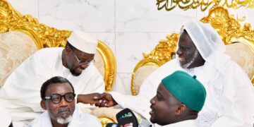 Visite chez la famille Ndiéguène: Sonko réaffirmé sa profonde considération et son respect à l’endroit des familles religieuses