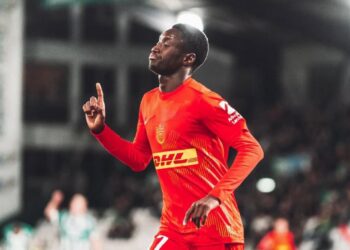 Mamadou Lamine Sadio, buteur pour sa première apparition européenne