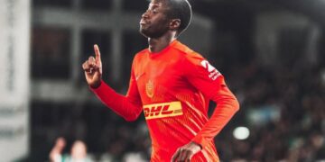 Mamadou Lamine Sadio, buteur pour sa première apparition européenne