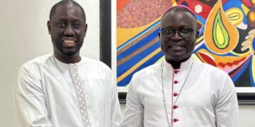 Audience : Pape Malick Ndour et la CCR reçus par Monseigneur André Gueye