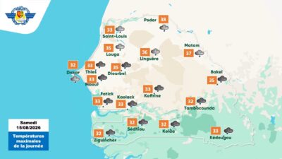 Hivernage : Des orages et pluies attendus dans plusieurs localités, ce 15 août 2026