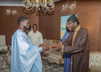 Gamou Tivaouane : Le Président Diomaye FAYE chez à Serigne Moustapha Sy