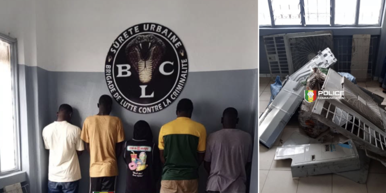 Vol de 32 climatiseurs : cinq personnes interpellées à Dakar