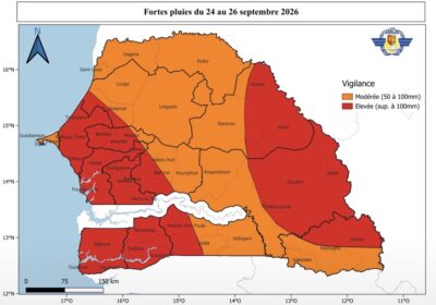 Perturbation ondulatoire : De fortes pluies annoncées sur une grande partie du pays, dès jeudi