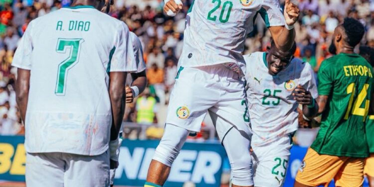 Sénégal – Éthiopie : Ibrahima Mbaye donne l’avantage aux Lions à la pause (1-0)