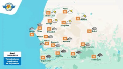 Hivernage : Des orages et pluies attendus ce soir dans plusieurs localités du pays