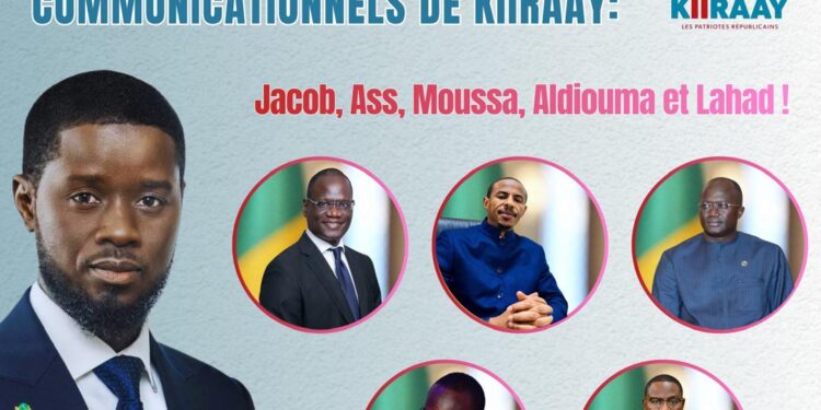 Les cinq atouts communicationnels de Kiiraay: Ass, Jacob, Moussa, Aldiouma et Lahad (Moussa Athie)