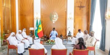 Palais : Diomaye reçoit une délégation des Émirats arabes unis