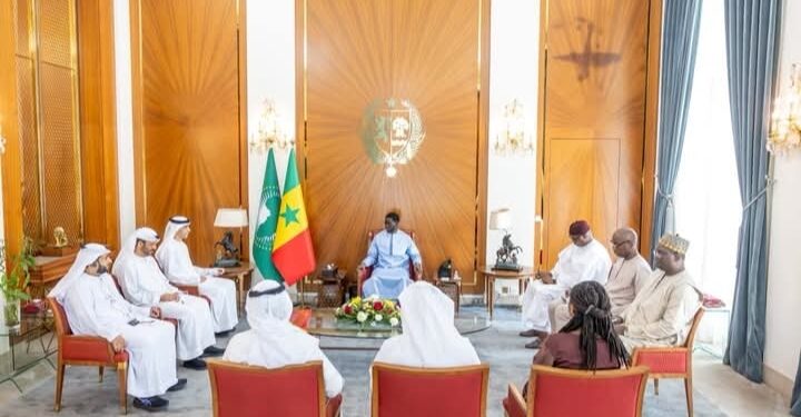 Palais : Diomaye reçoit une délégation des Émirats arabes unis