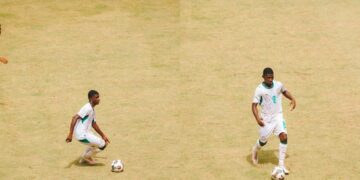 Stade Abdoulaye Wade : Les images de l’état calamiteux de la pelouse