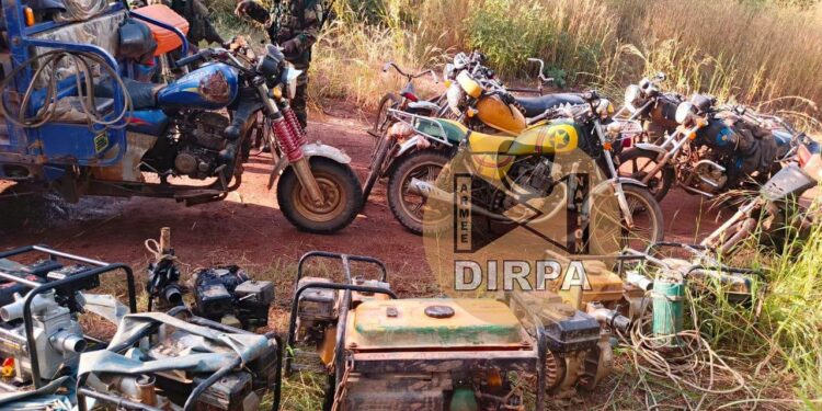 Falémé : un site d’orpaillage clandestin démantelé à Sounkounkou