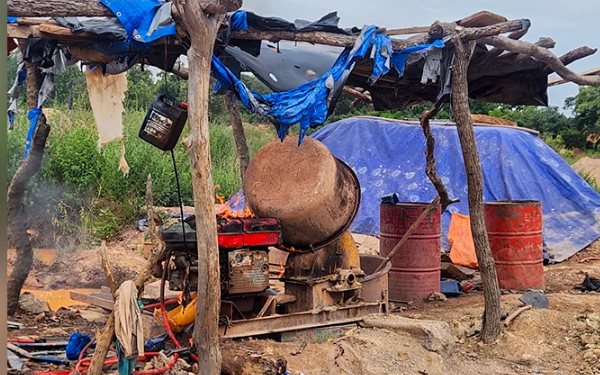 Kédougou : 48 machines d’orpaillage démantelées aux abords de la Falémé