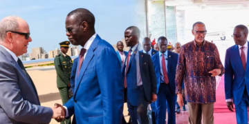 JOJ : le prince Albert II de Monaco et le président rwandais Paul Kagame accueillis à Dakar