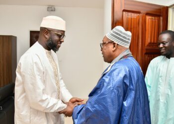 El Malick reçoit la visite de Serigne Cheikh Oumy Mbacké ibn Serigne Fallou Mbacké