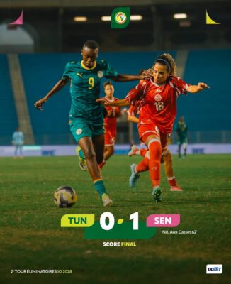 Elim. des Jeux Olympiques 2028 : Le Sénégal s’impose 1-0 face à la Tunisie