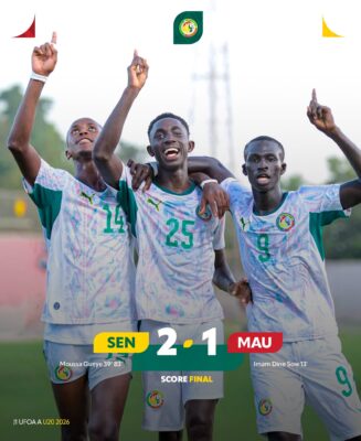 Tournoi UFOA-A U20 : Le Sénégal réussit son entrée en lice face à la Mauritanie (2-1)
