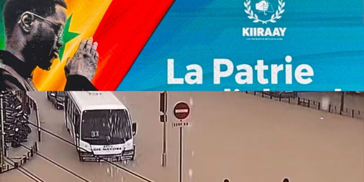 Inondations au Sénégal : Kiraay – Les Patriotes Républicains appelle à la solidarité nationale