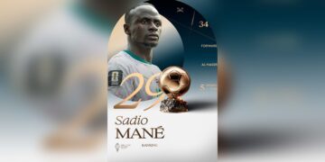 Ballon d’Or 2026 : Sadio Mané termine à la 29e place du classement !